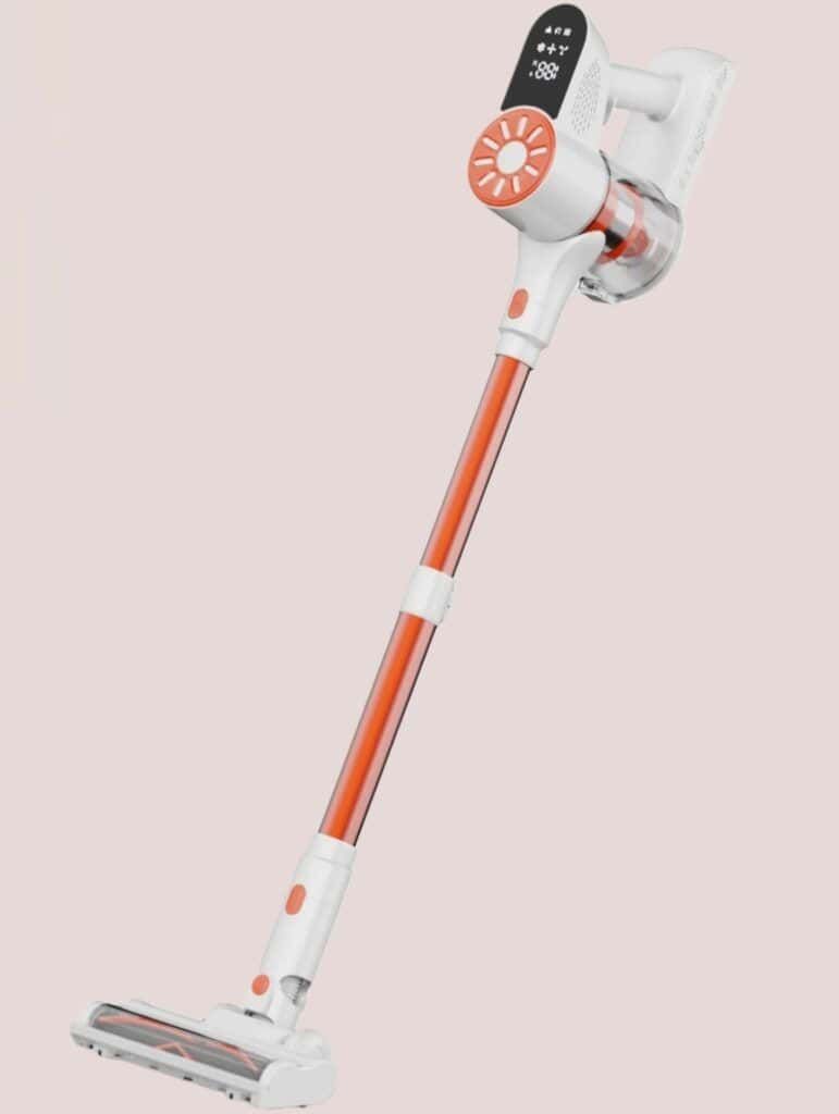 Lightweight Cordless Stick Vacuum Cleaner with LED Display, Powerful Suction Wireless Vacuum for Carpet Hard Floor Pet Hair