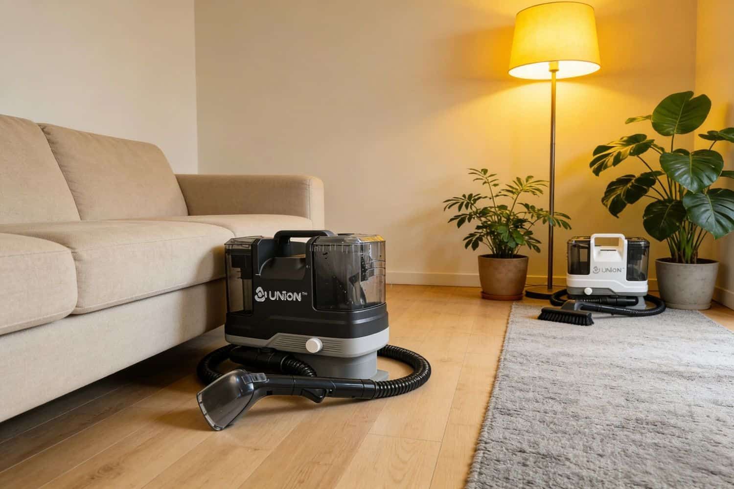 HOME 1 UNION VC265 portable carpet cleaner & upholstery spot cleaner for home use