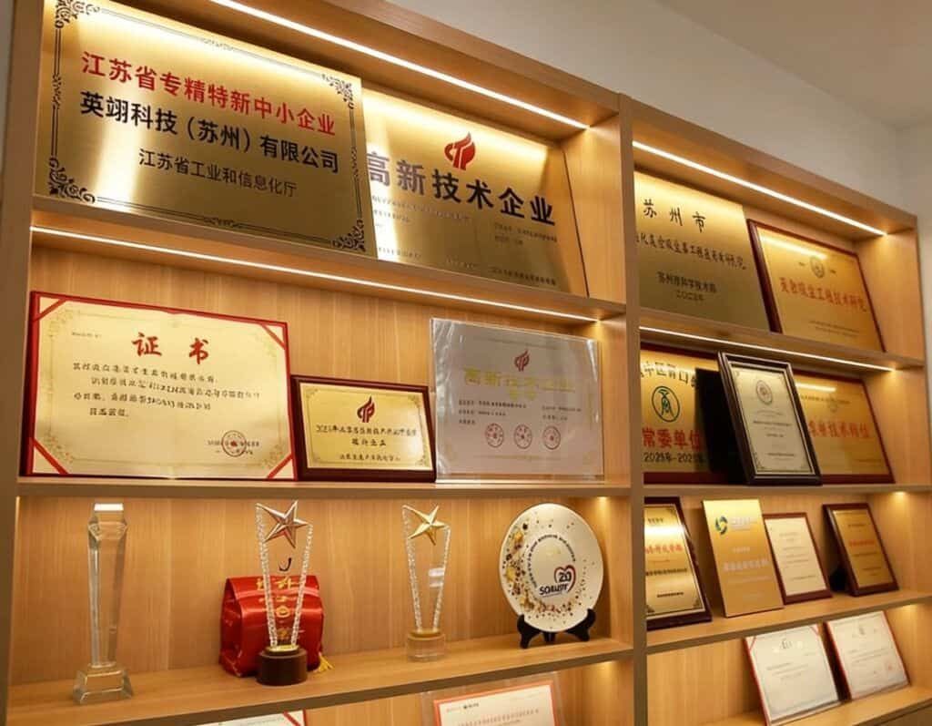 ABOUT US 2 UNION Technologies (Suzhou) Co., Ltd. National High-Tech Enterprise & Specialized & Sophisticated Enterprise Honor Wall