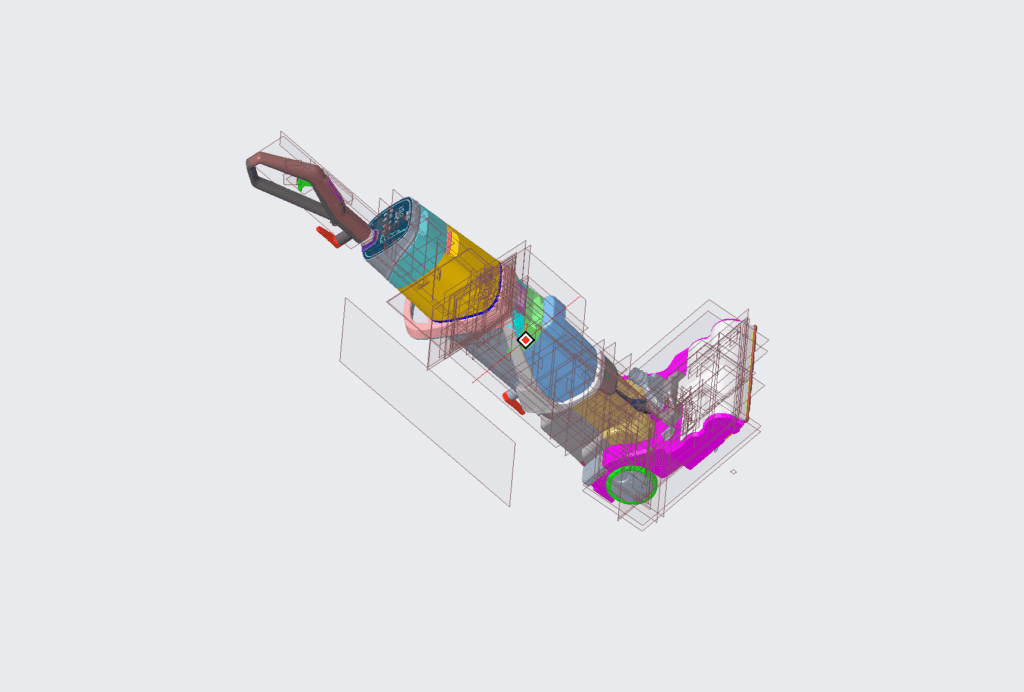 OEM & ODM SERVICE 3 3D model of a cleaning robot for OEM manufacturing by Union Technologies.