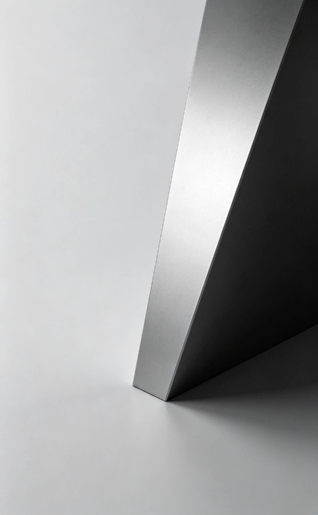 648×1050 abstract grey metal panel geometric texture background, minimalist industrial graphic without text, factory OEM workflow decorative banner