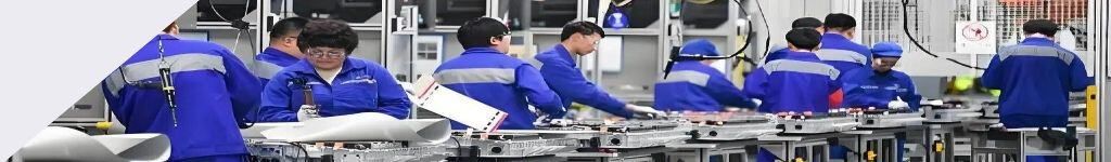 ABOUT US 6 Manufacturing workers assembling cleaning appliances at Union Technologies factory.