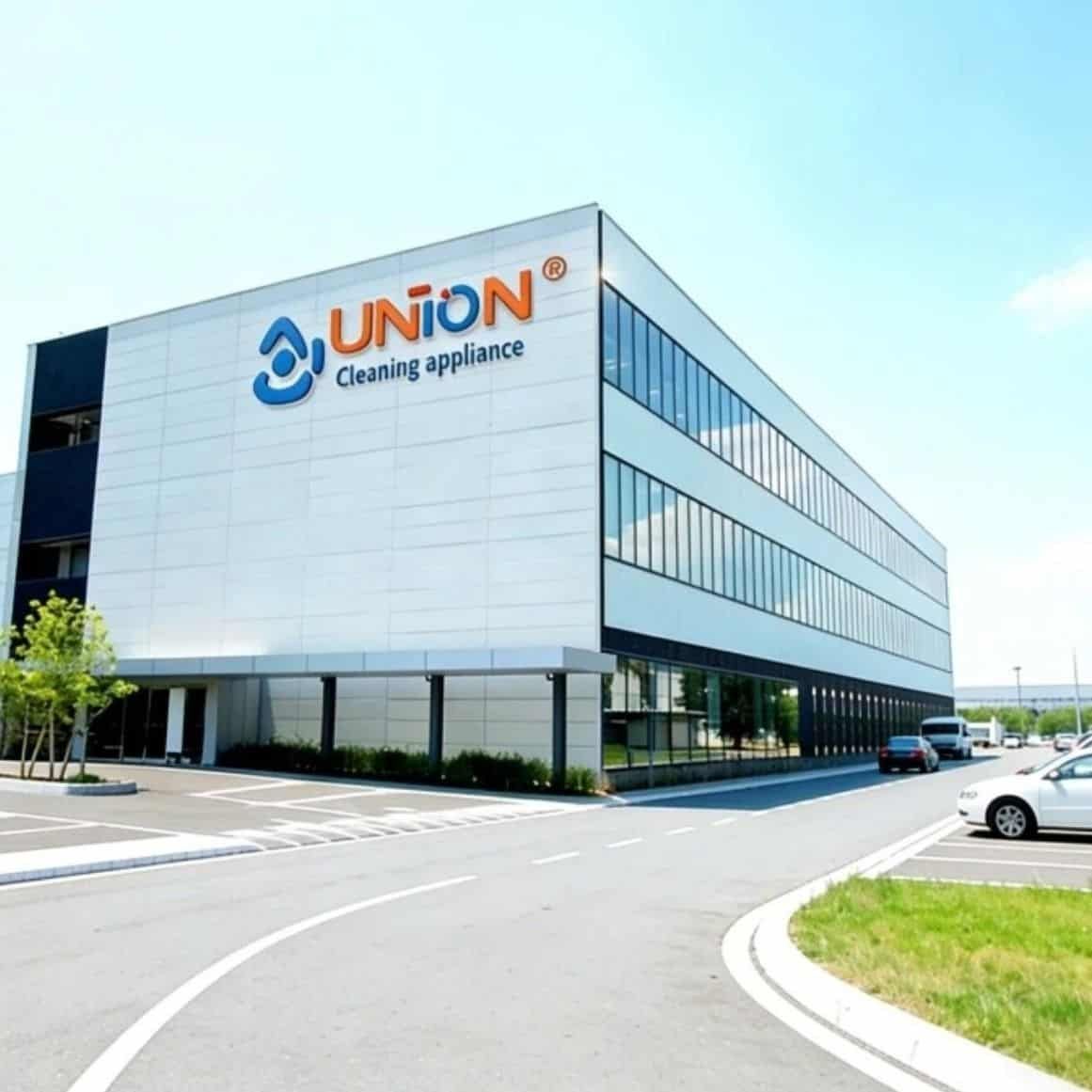 ABOUT US 4 Union Technologies building exterior, cleaning appliance OEM manufacturer in Suzhou.